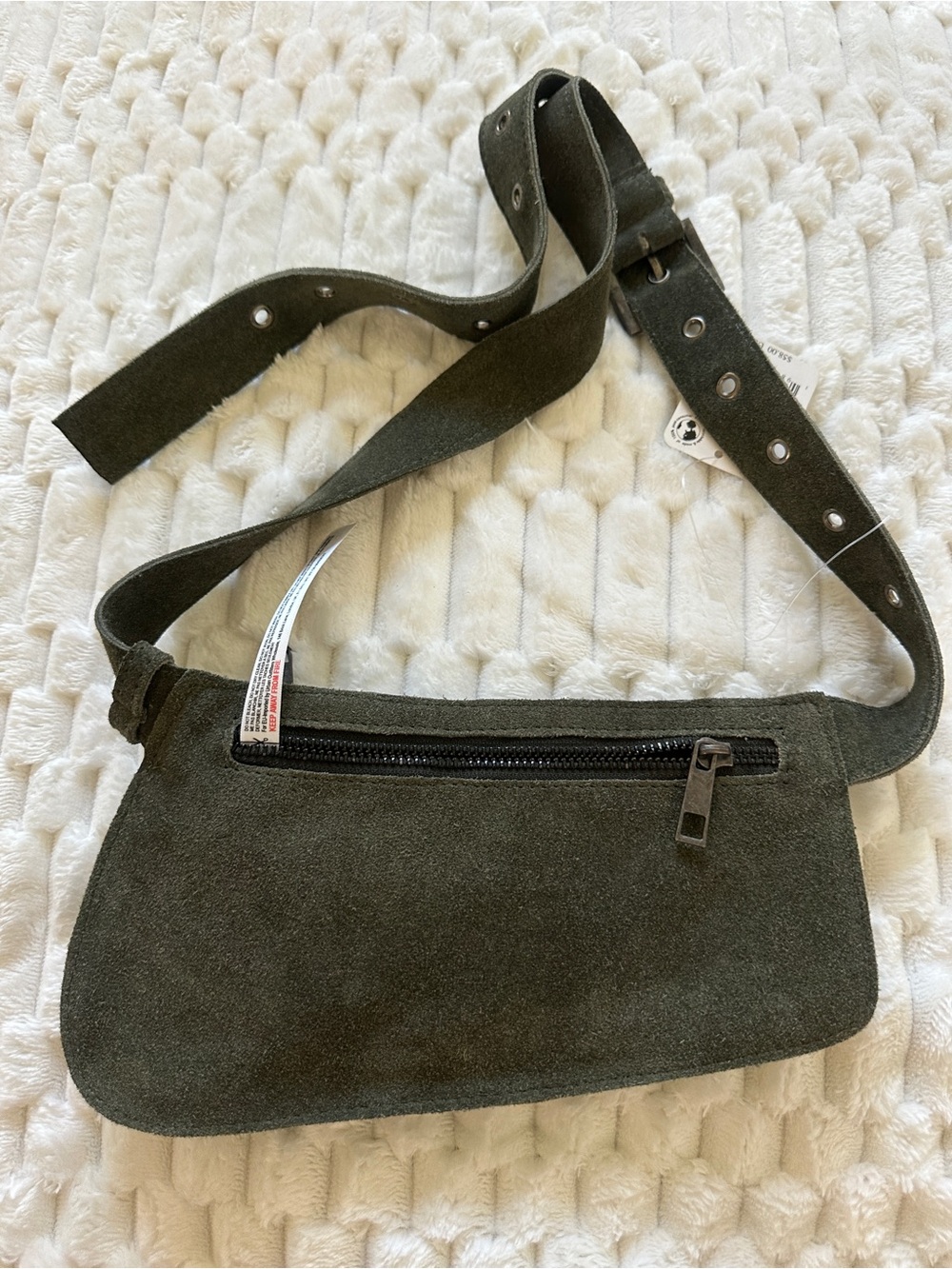 NWT Free People Avalon Suede Sling Bag - Picture 7 of 8